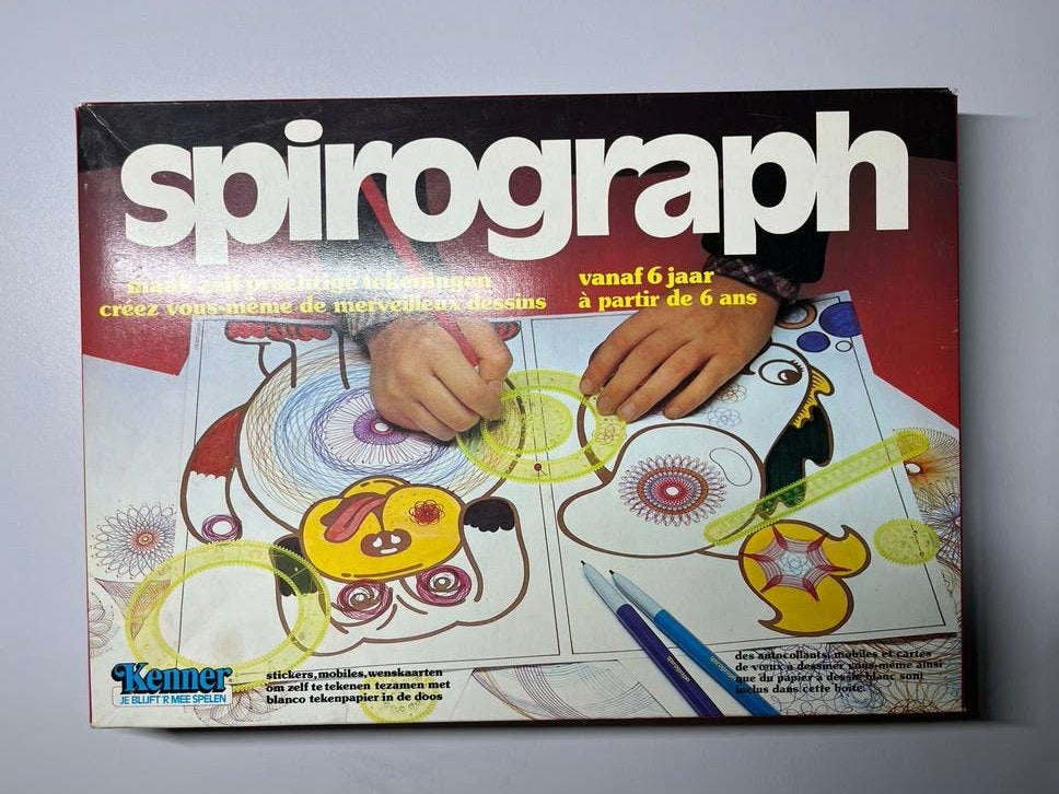 Spirograph compleet met 3 Papermate pennen en boekje, Ophalen of Verzenden, Gebruikt, Knutselen