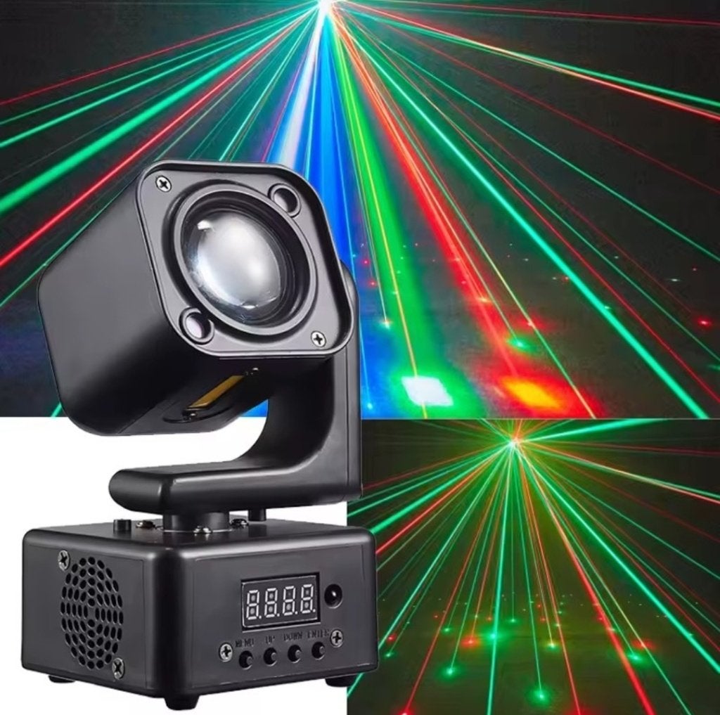 3in1 Movinghead met RGBW leds, lasers en stroboscoop, Ophalen, Nieuw, Licht, Geluidgestuurd