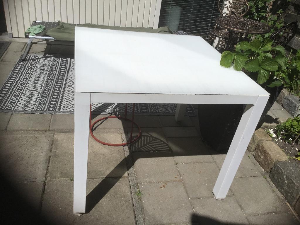 Tafel, Ophalen, Gebruikt, Rechthoekig, Rvs