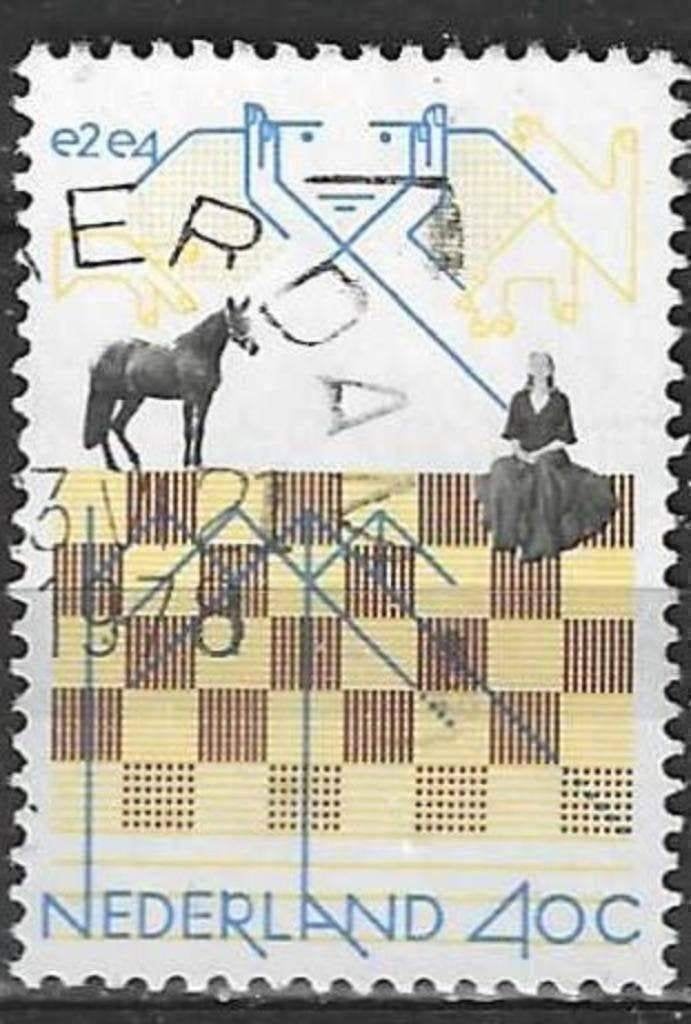 Nederland 1978 - Yvert 1092 - 18de Schaaktornooi (ST), Postzegels en Munten, Verzenden, Gestempeld