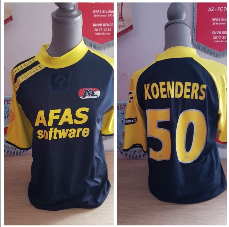 AZ Alkmaar  matchworn/issued   koenders  2010-2011, Ophalen of Verzenden, Gebruikt, AZ, Shirt