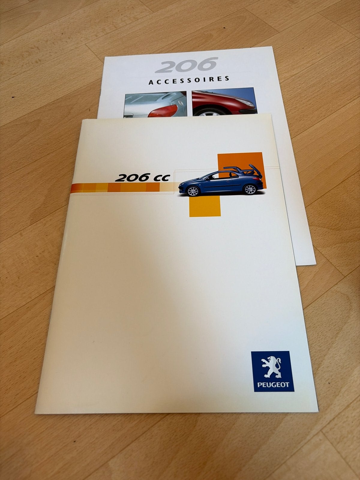 Peugeot 206 CC en Accessoires Brochures, Ophalen of Verzenden, Zo goed als nieuw, Peugeot