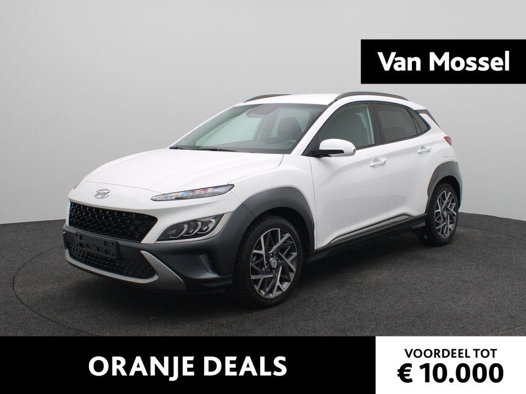 Hyundai Kona 1.6 GDI HEV Fashion Automaat | Apple Carplay/An, 12 maanden, Stof, Gebruikt, Euro 6