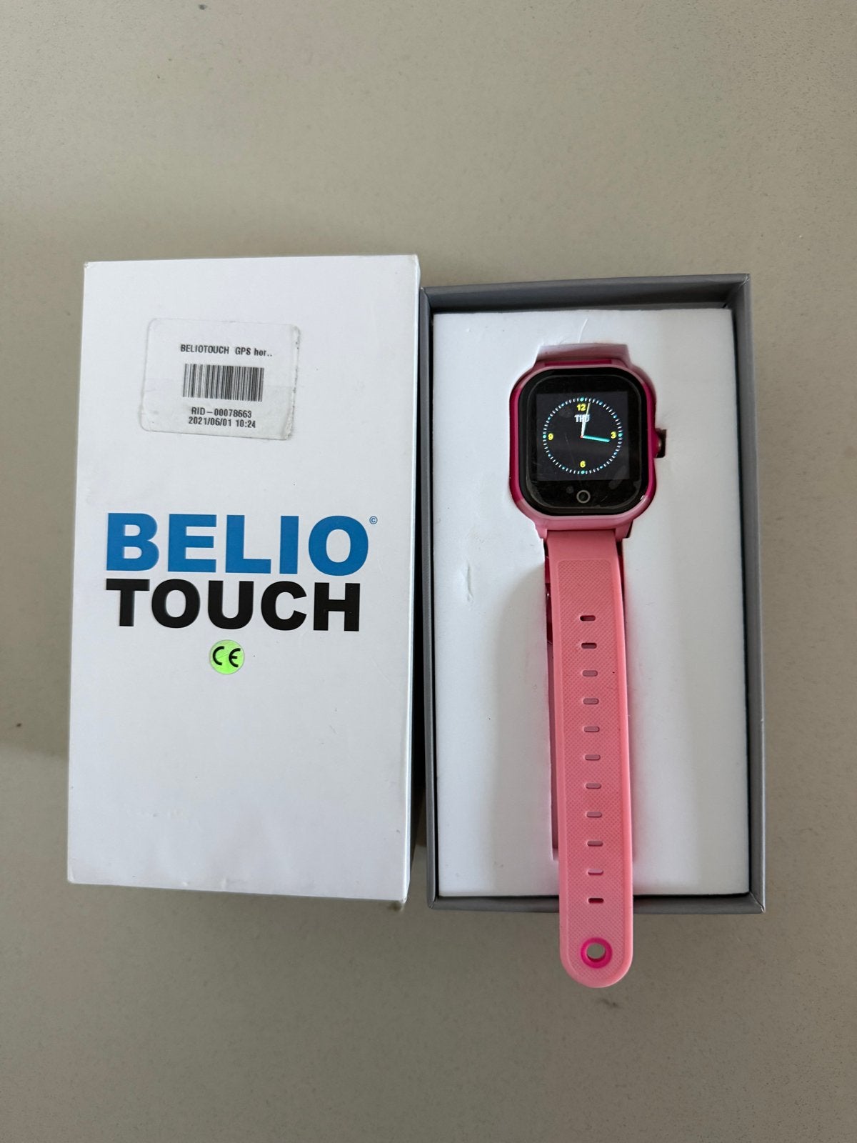 Belio Touch GPS Horloge Roze - Zo goed als nieuw, Ophalen of Verzenden, Zo goed als nieuw, Roze, GPS