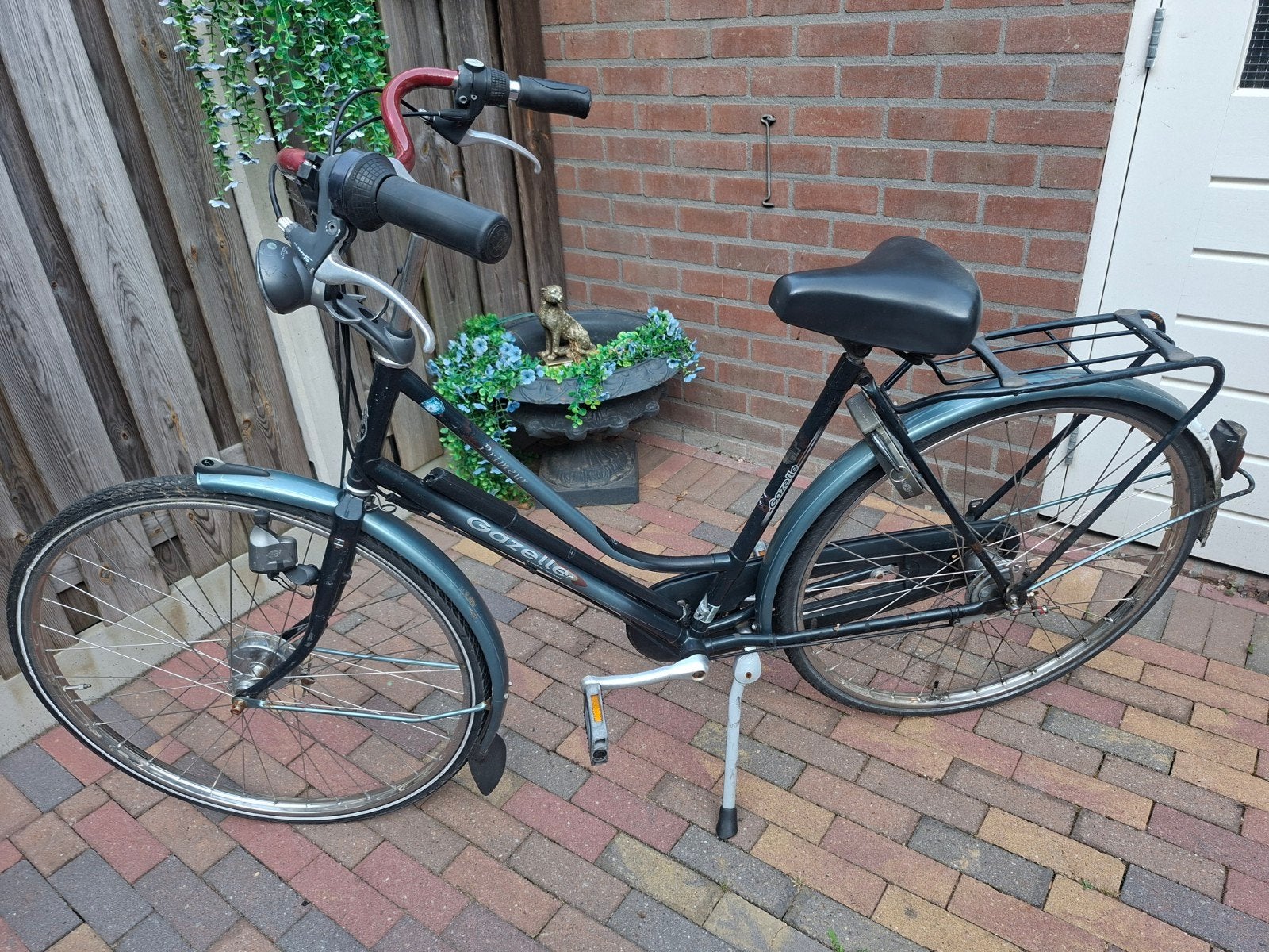 gazelle dames fiets 3 versnellingen, Fietsen en Brommers, Fietsen | Dames | Omafietsen, 53 tot 56 cm, Ophalen, Gebruikt, Versnellingen