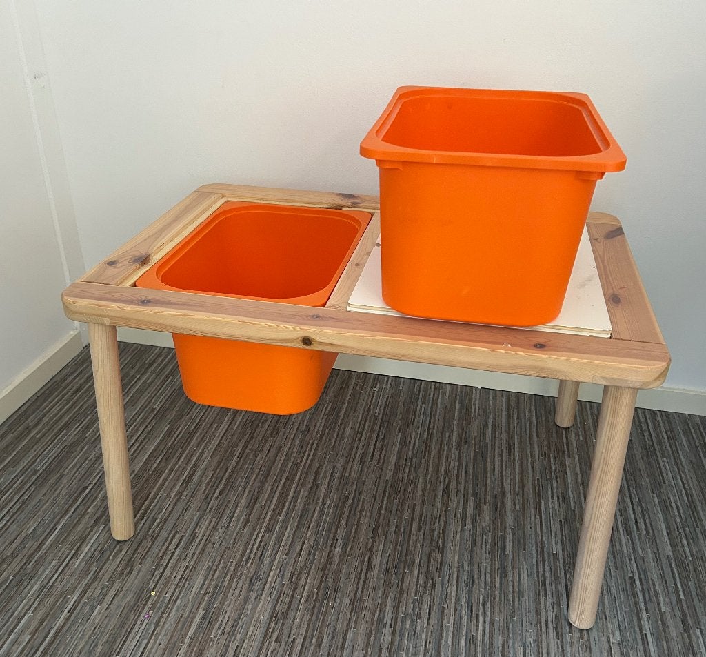 Ikea speeltafel met opbergbakken, Ophalen, Gebruikt