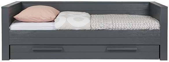 Woood bedbank Dennis - 1persoons bed met lade en lattenbodem, Huis en Inrichting, Slaapkamer | Bedden, Ophalen, Gebruikt, Eenpersoons