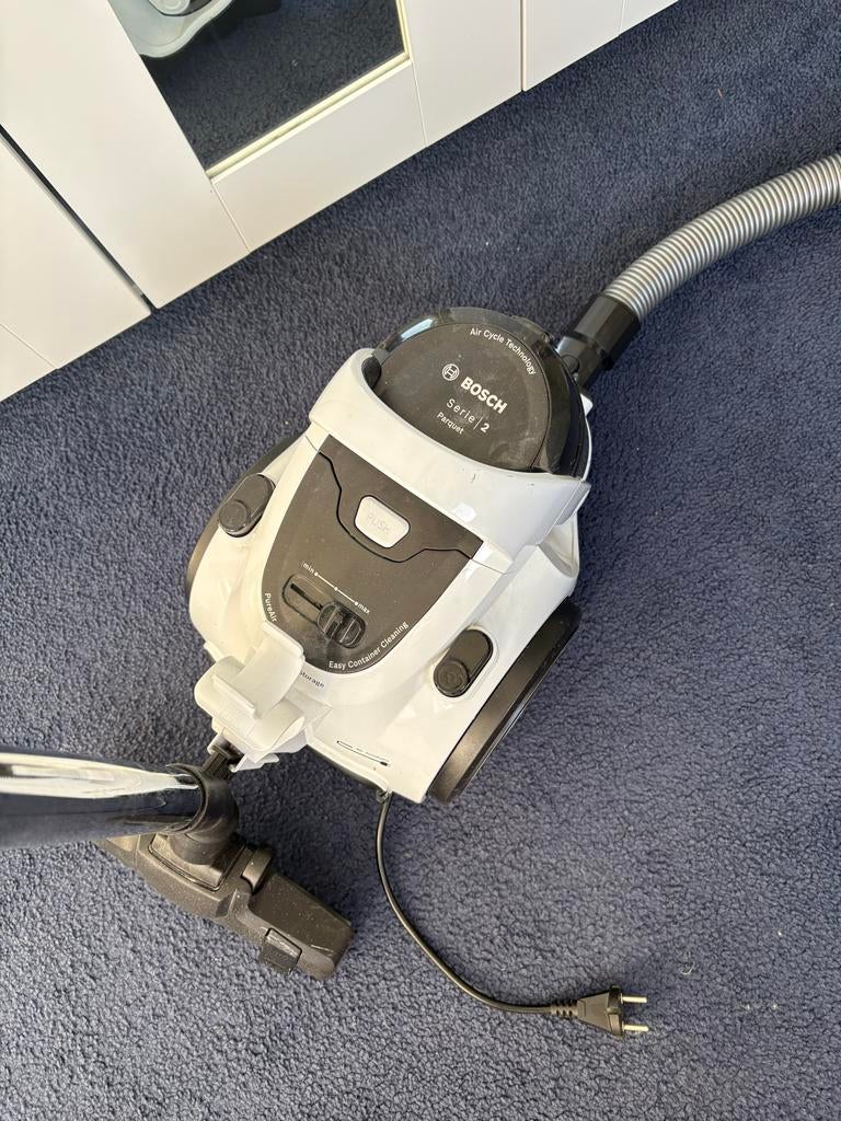 Bosch Serie 2 Parquet Stofzuiger - Zo goed als nieuw, Stofzuiger, Ophalen of Verzenden, Zo goed als nieuw, Minder dan 1200 watt