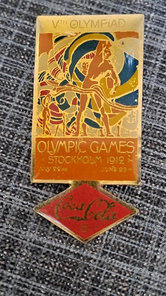 Verzamelpin coca cola 1990, Verzamelen, Ophalen of Verzenden, Sport