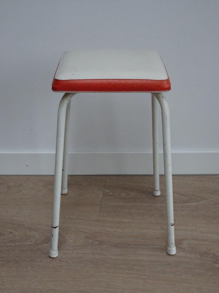 Vintage Soudex (Soudeurop) kruk, Huis en Inrichting, Krukjes, Ophalen, Gebruikt, IJzer