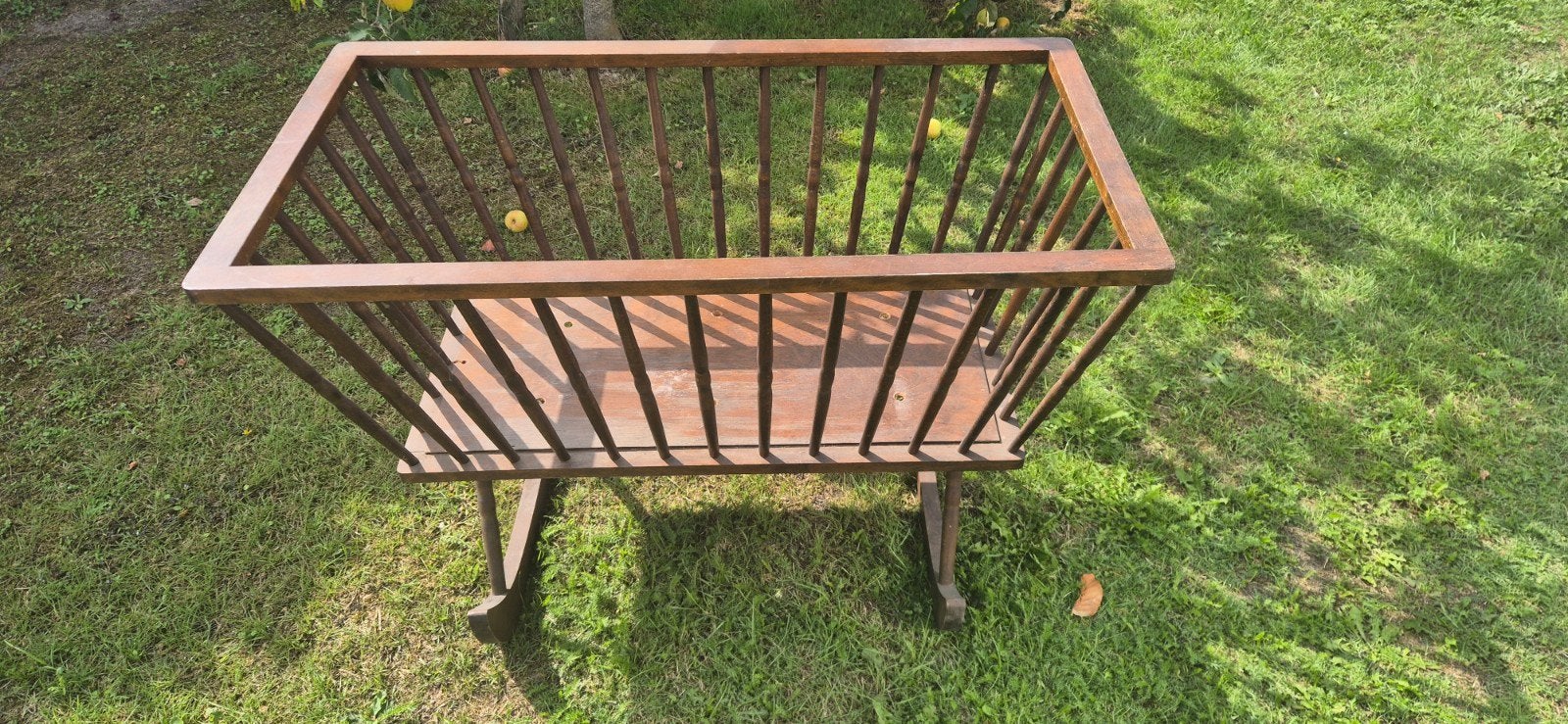 Houten wieg/babybedje, Kinderen en Baby's, Ophalen, Gebruikt, Wieg
