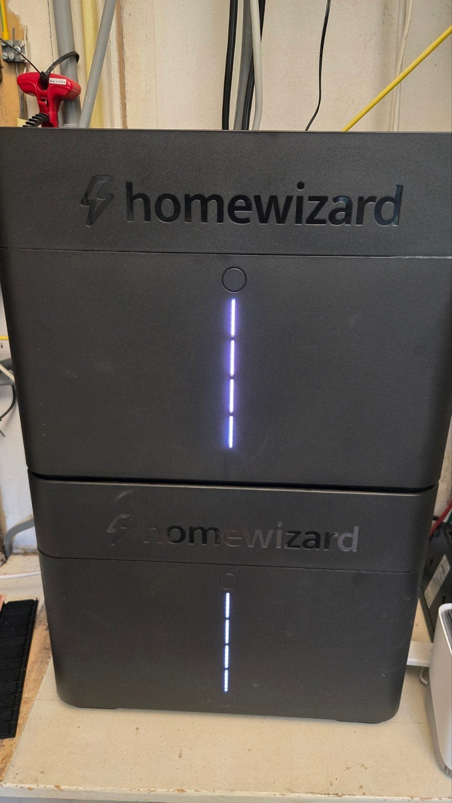HomeWizard Plug in batterijen, Zo goed als nieuw