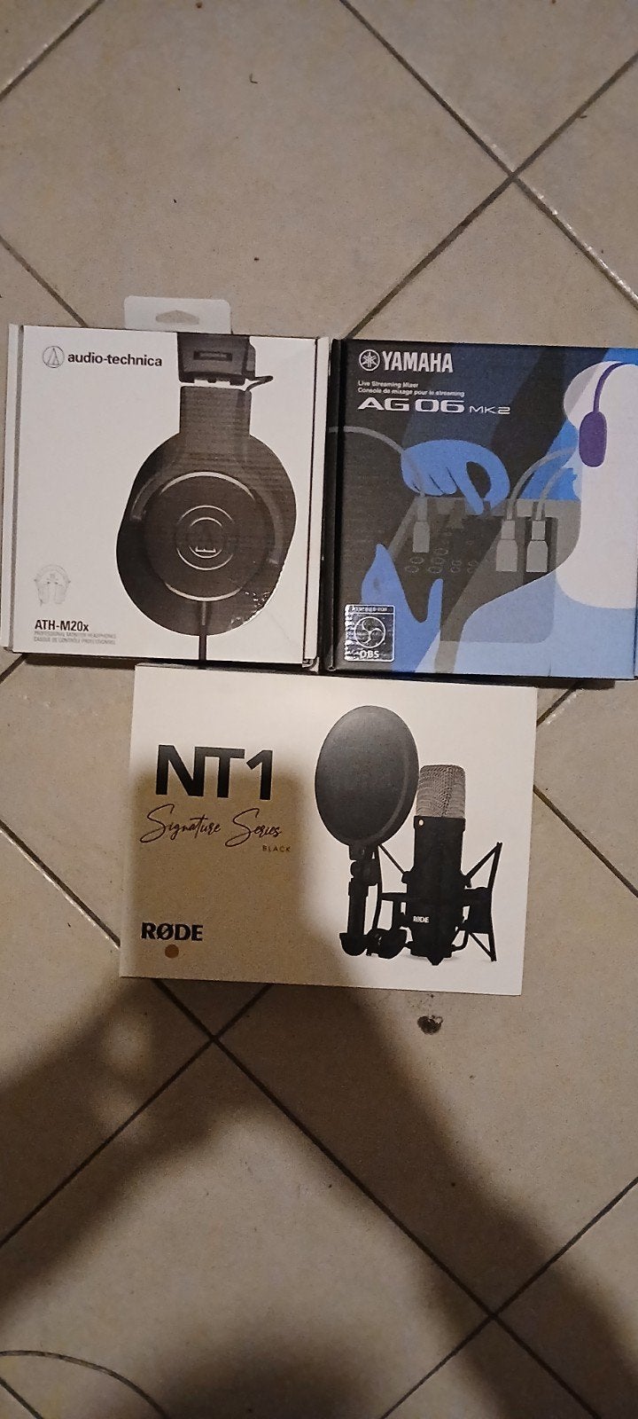 Complete Streaming Set: Yamaha, Rode, Audio-Technica, Ophalen of Verzenden, Nieuw, Minder dan 5 kanalen, Microfooningang