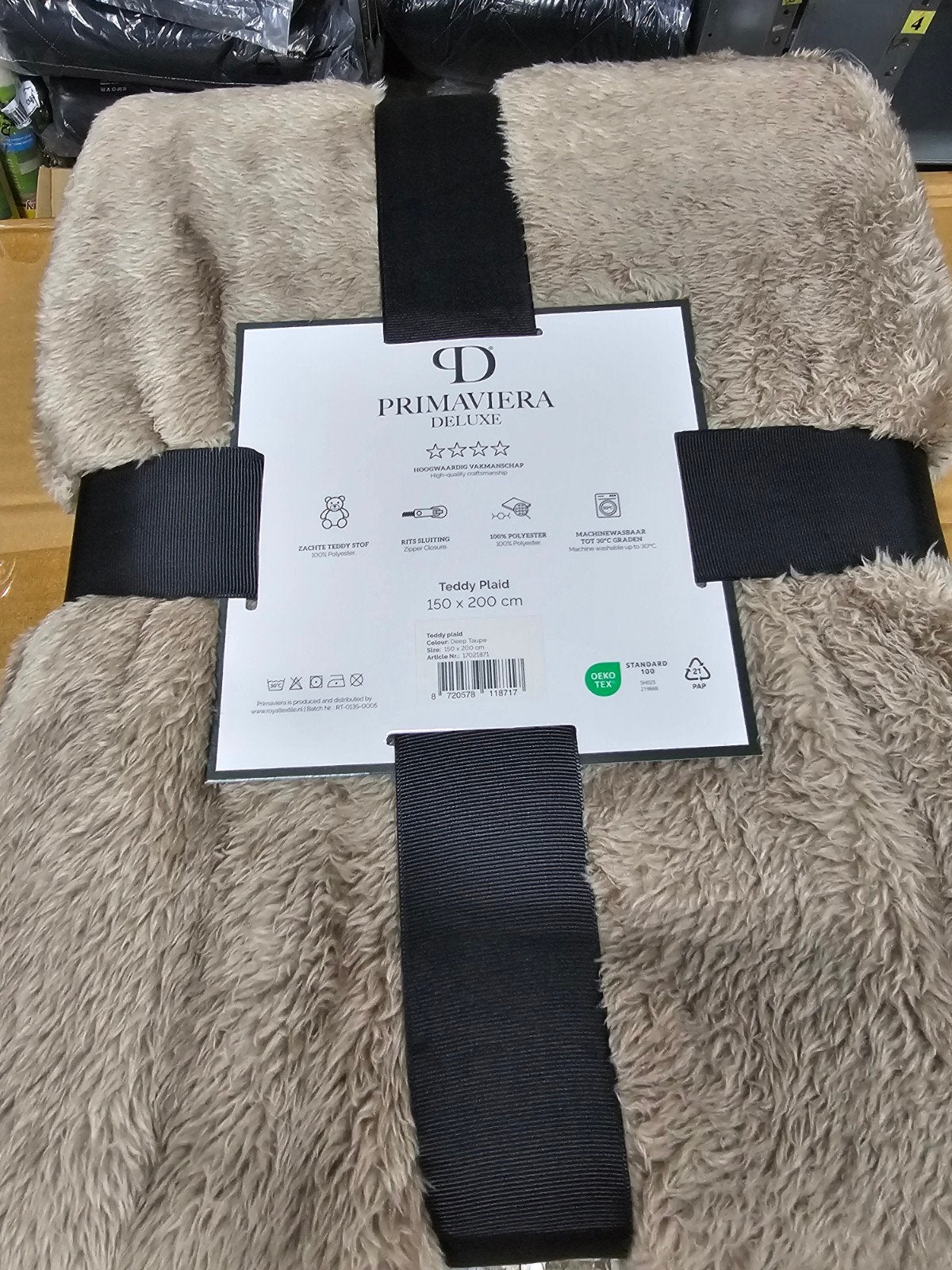 partij plaids. 5 kleuren teddy, Ophalen, Nieuw, 150 cm, 200 cm