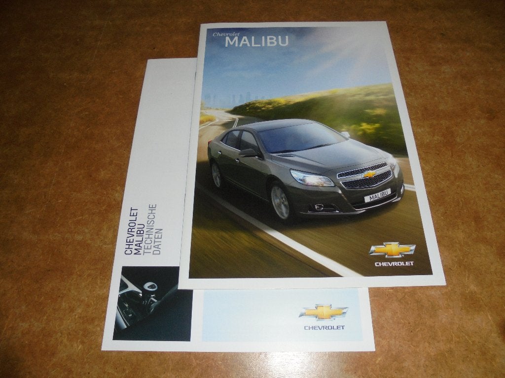 brochure Chevrolet Malibu  2012, Ophalen of Verzenden, Nieuw, Chevrolet