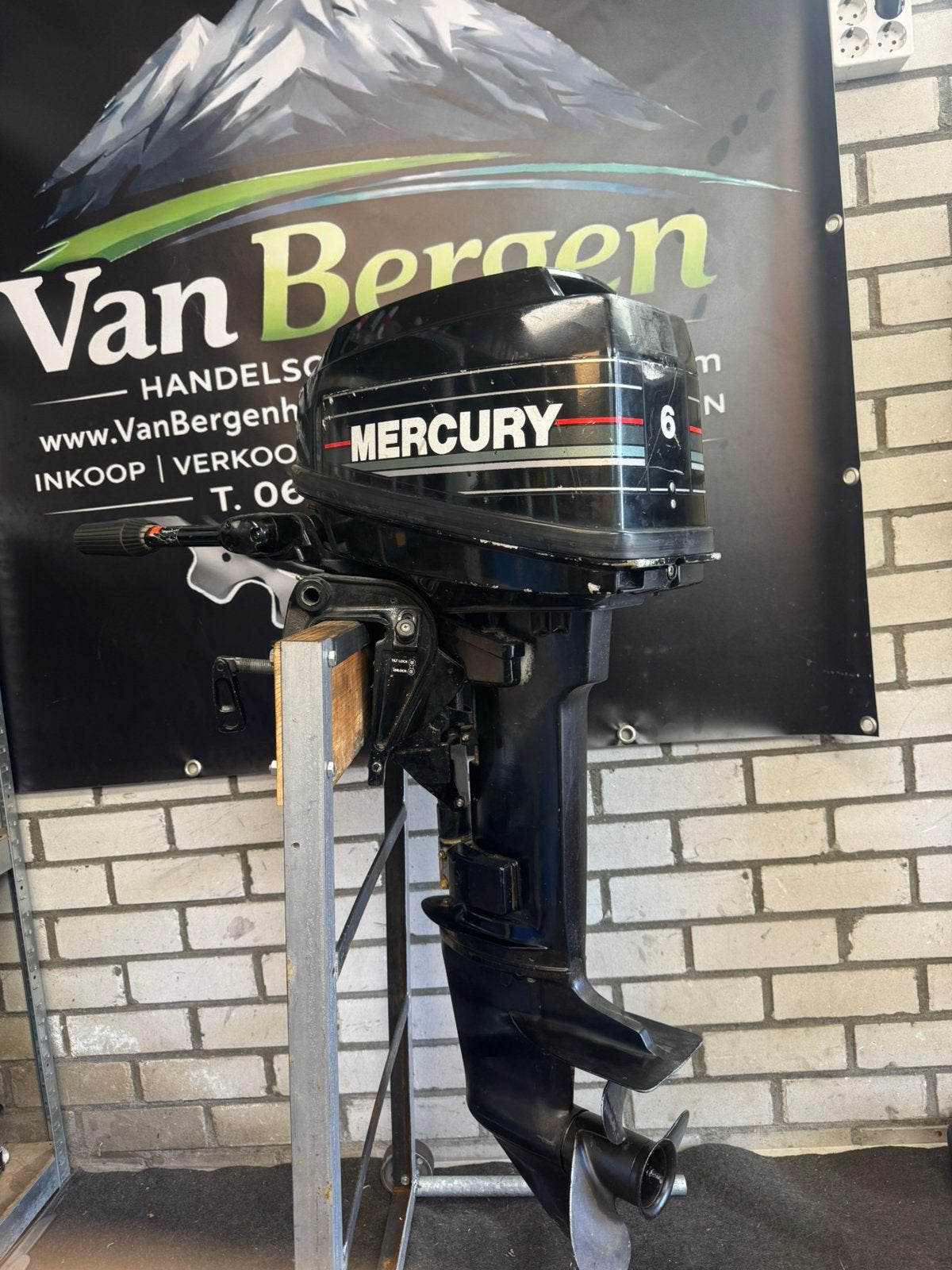 Mercury 6 pk 2 takt kortstaart buitenboordmotor, Watersport en Boten, Ophalen, Gebruikt, 5 tot 10 pk, Viertaktmotor