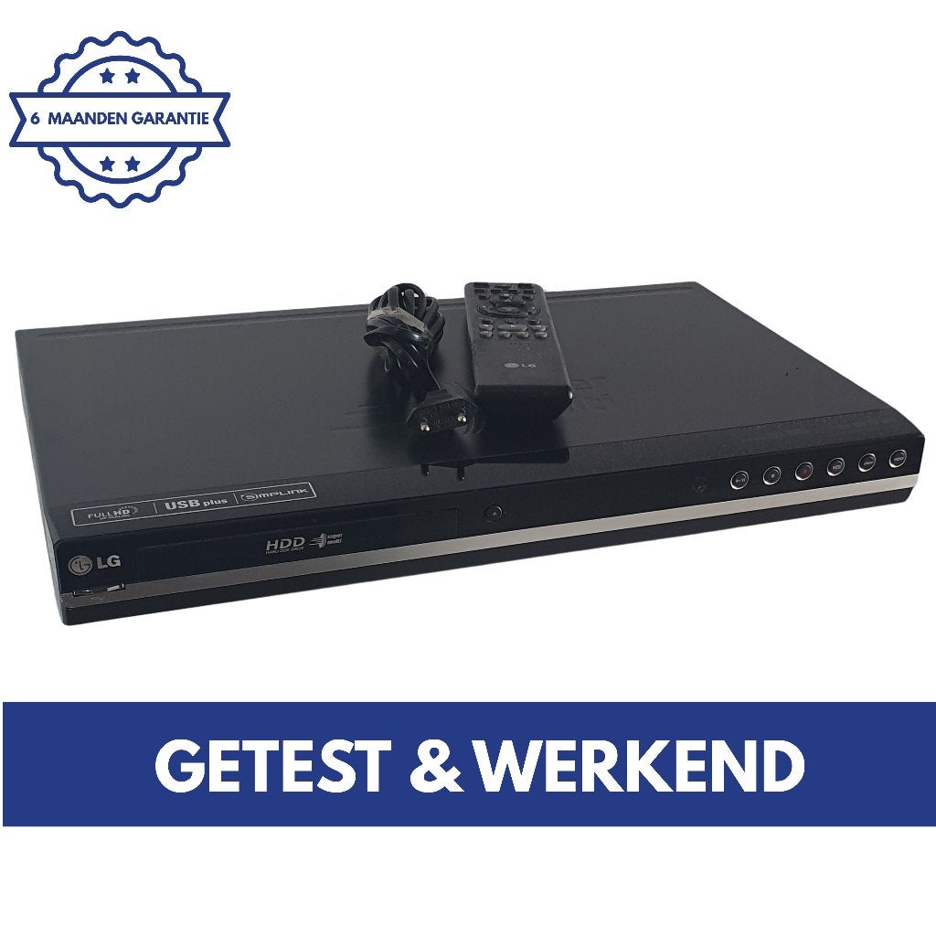 LG RH387H | DVD Recorder | 160GB HDD | HDMI | DVD Speler, Audio, Tv en Foto, Met harddisk, Zo goed als nieuw, LG, LG