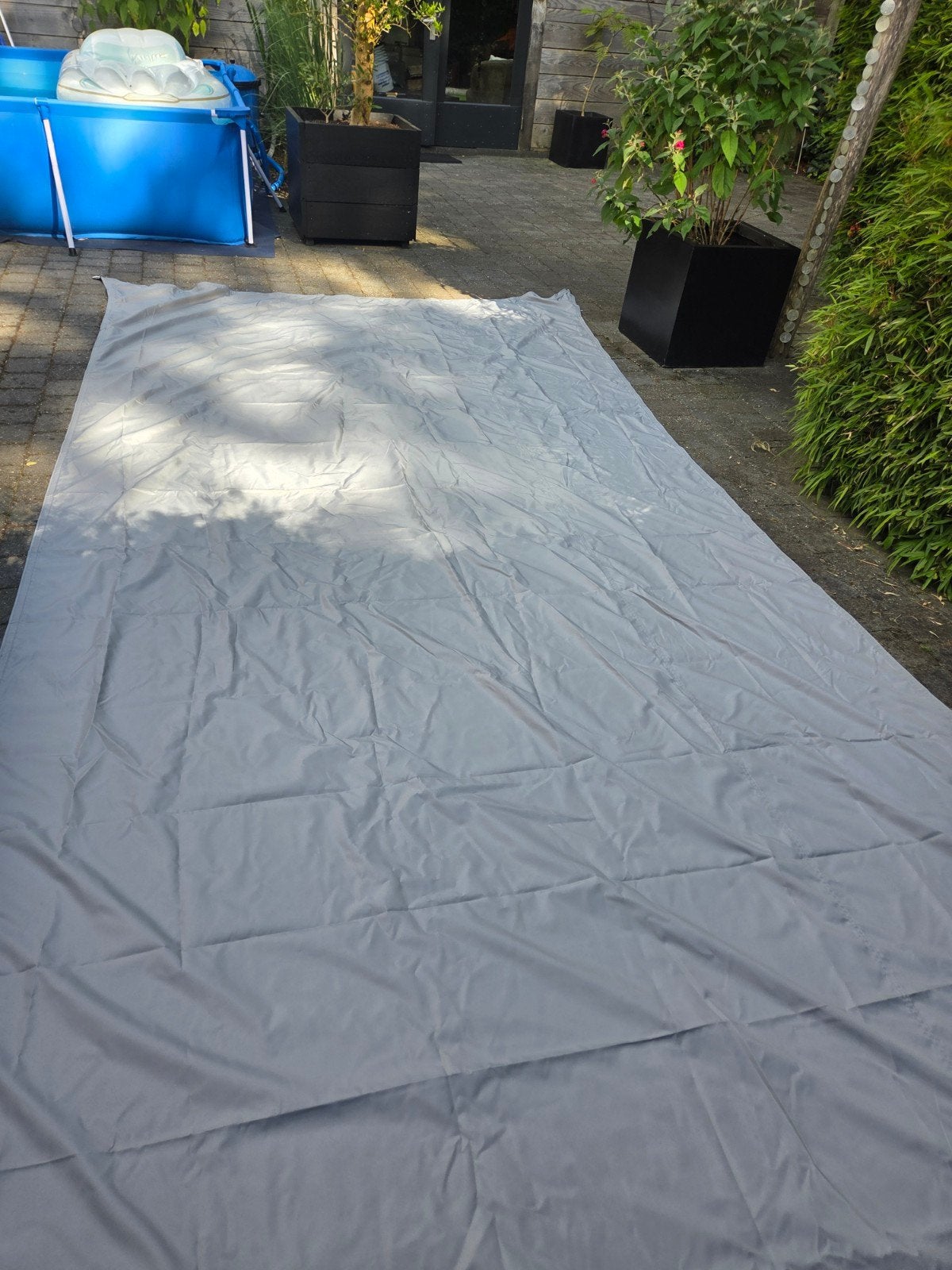 schaduwdoek, Ophalen, Nieuw