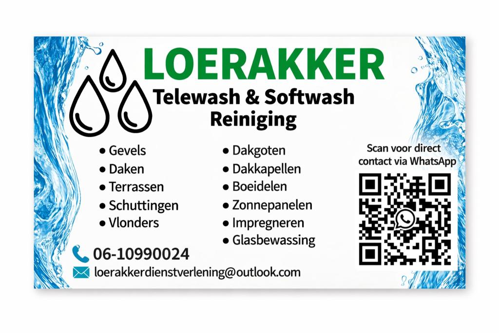 Glazenwasser,  buiten reiniging,  softwash, telewash., Ophalen of Verzenden