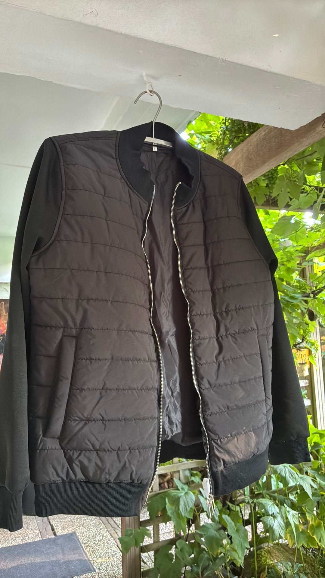 Zwart herenjack zomer maat L, Kleding | Heren, Jassen | Zomer, Ophalen of Verzenden, Zo goed als nieuw, Maat 48/50 (M), Zwart
