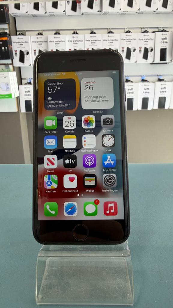 iPhone SE2020 64GB Zwart (40), Telecommunicatie, Mobiele telefoons | Apple iPhone, Apple, Zwart, 88 %, Ophalen of Verzenden