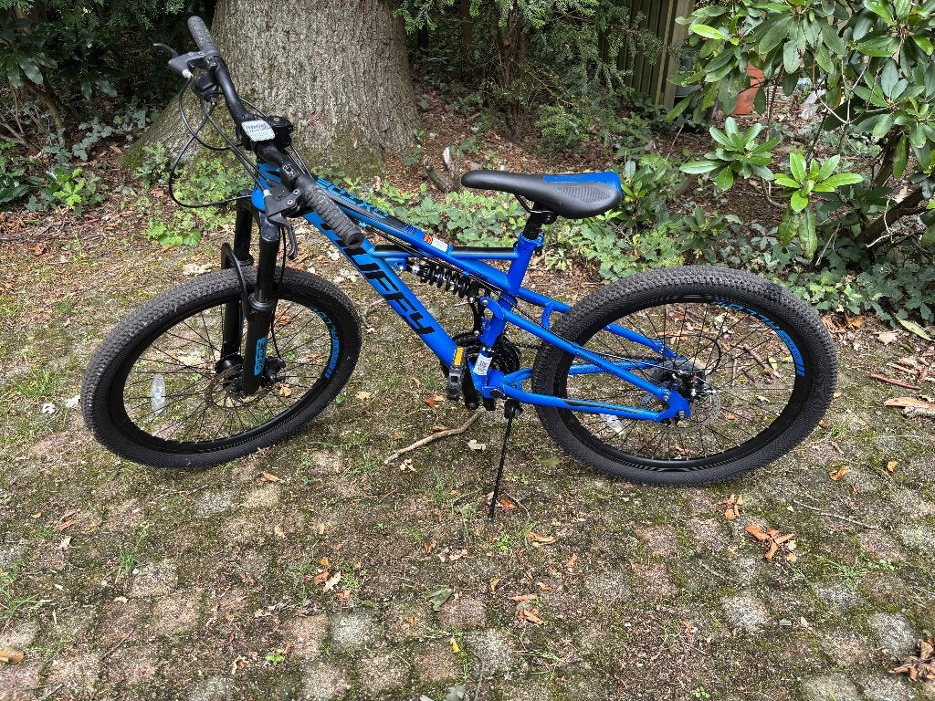 Kinder Mountainbike 24 inch wielen, Fietsen en Brommers, Fietsen | Mountainbikes en ATB, Zo goed als nieuw, Schijfrem, Ophalen
