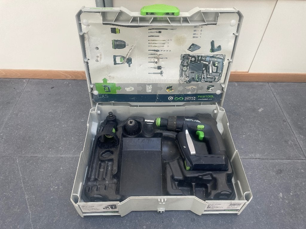 Festool accuboormachine, Ophalen of Verzenden, Gebruikt, Minder dan 400 watt, Boor- en Schroefmachine