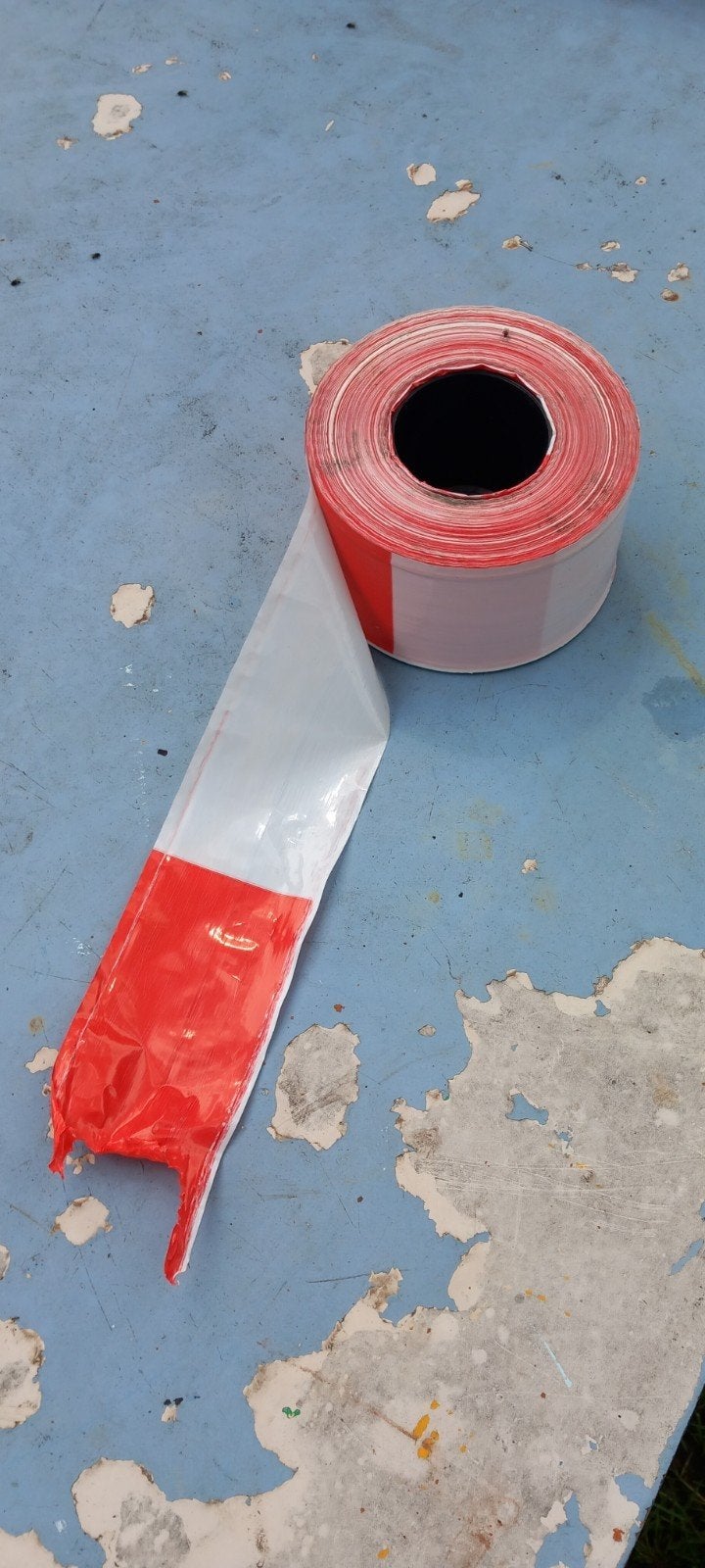 Rood-wit afzetlint - Ideaal voor evenementen of bouw, Doe-het-zelf en Verbouw, Ophalen of Verzenden, Gebruikt
