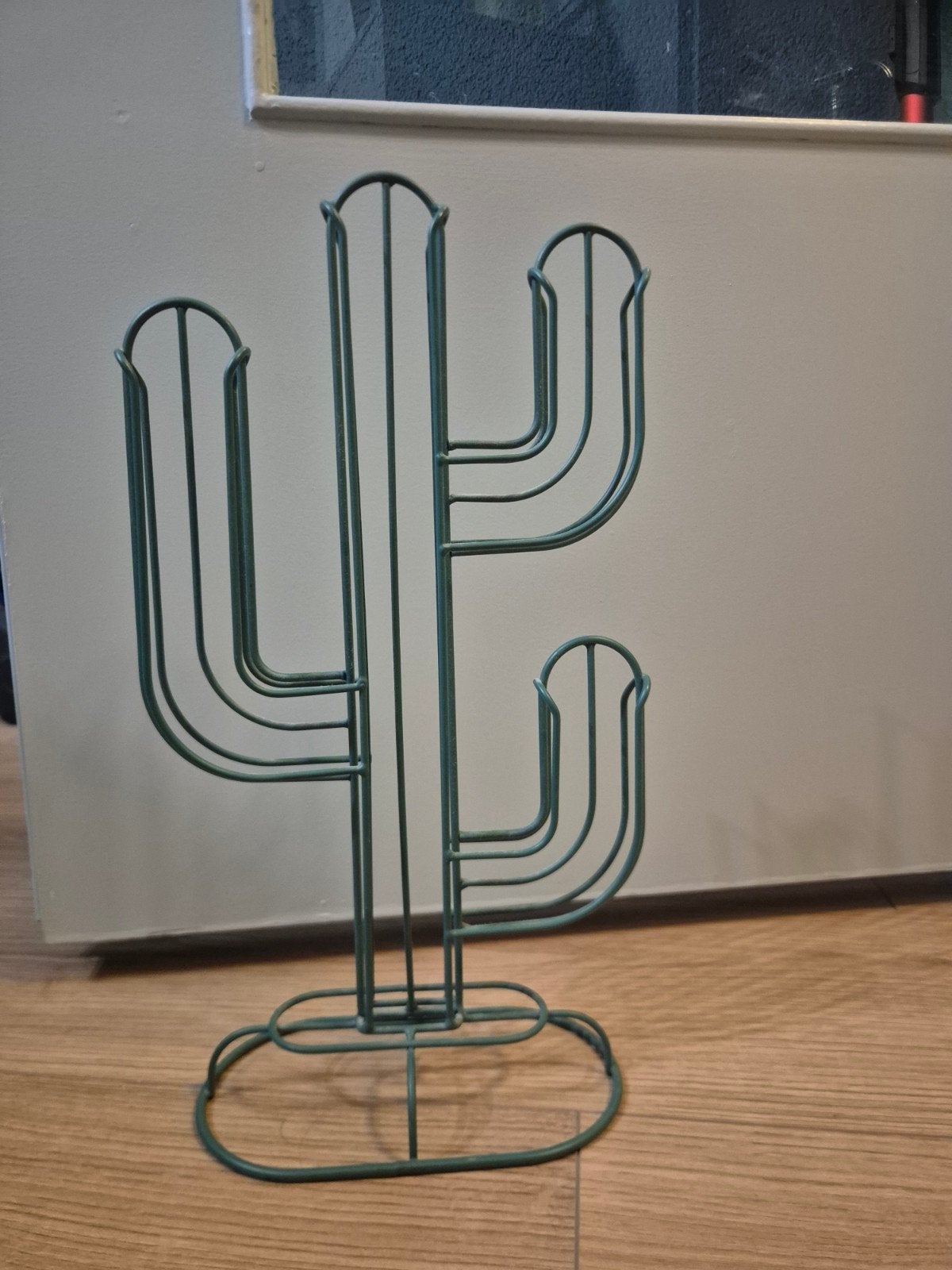 Leuke cactus koffie cups houder, Ophalen of Verzenden, Metaal, Groen, Overige typen
