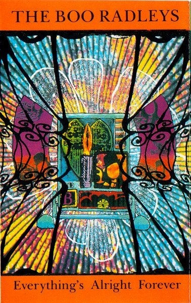 The Boo Radleys muziek cassette Everything's alright forever, Gebruikt, Ducoso, 1 bandje, Ophalen of Verzenden