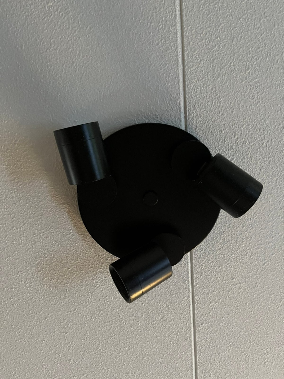 Plafondlamp 2 stuks, Ophalen, Zwart, IKEA, Zo goed als nieuw