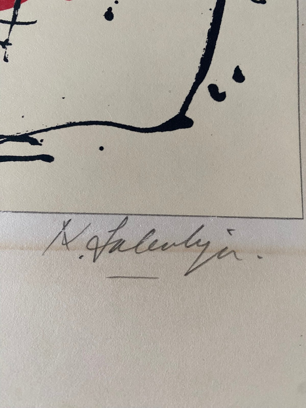 Litho Kees Salentijn getiteld Madona de sa Cabana, Antiek en Kunst, Kunst | Litho's en Zeefdrukken, Gesigneerd, Ophalen of Verzenden