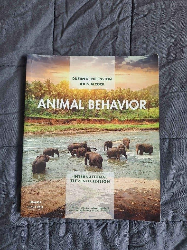 Animal Behavior - International Eleventh Edition, Dustin R. Rubenstein, John Alcock, Ophalen of Verzenden, Beta, WO