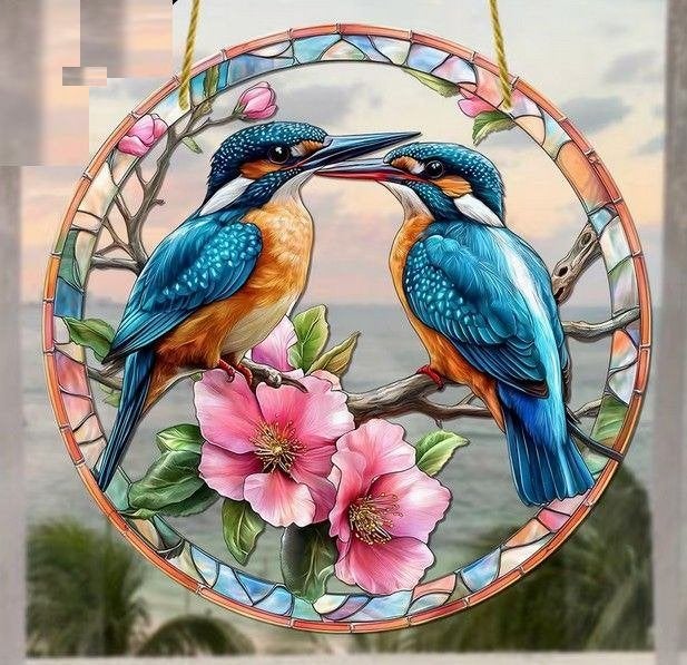 Raamhanger ijsvogel ( groot formaat ), Verzenden, Nieuw