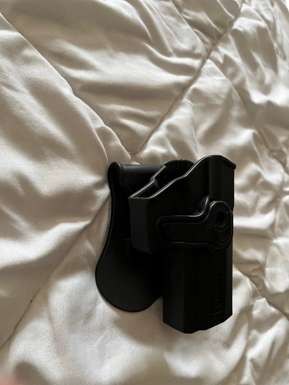 Zwart pistoolholster - Zo goed als nieuw, Ophalen of Verzenden, Zo goed als nieuw