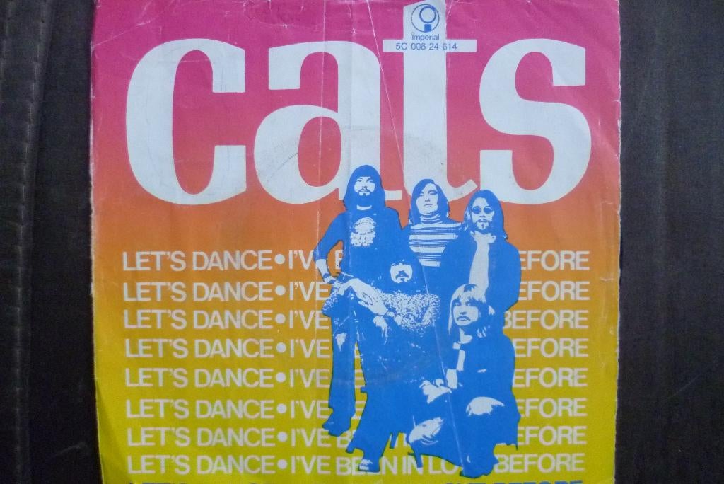 the cats - let's dance, Cd's en Dvd's, Vinyl Singles, Zo goed als nieuw, Single, Overige genres, 7 inch, Ophalen of Verzenden