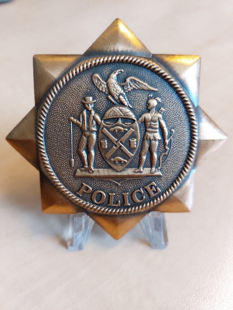 New York Police Department (Replica), Ophalen of Verzenden, Overige soorten, Amerika, Embleem of Badge