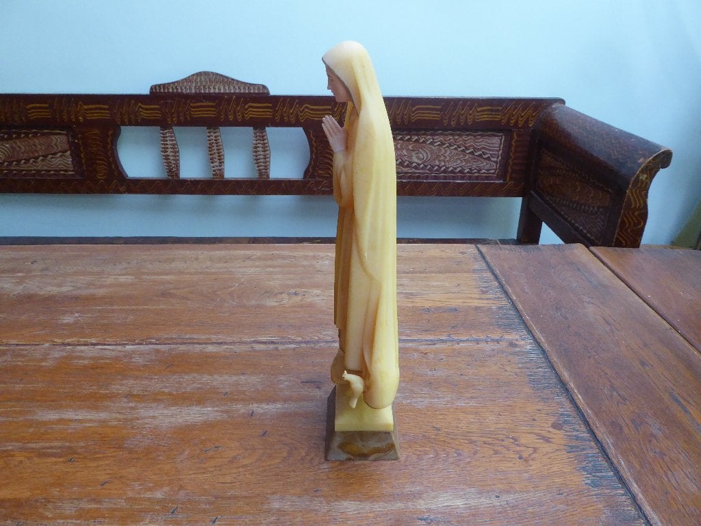 Mooi kunststoffen beeld van Maria van Fatima 35 cm., Ophalen of Verzenden
