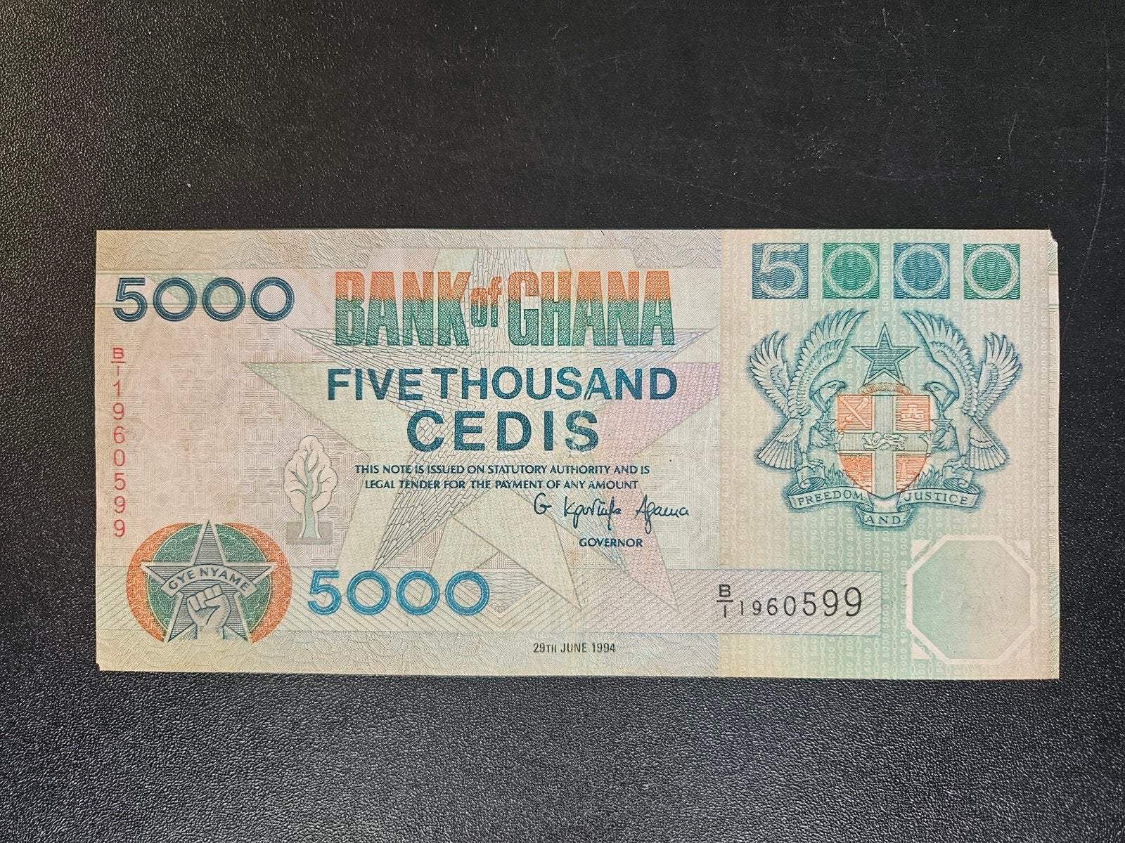 Ghana pick 31a 1994, Postzegels en Munten, Bankbiljetten | Afrika, Ophalen of Verzenden, Overige landen, Los biljet