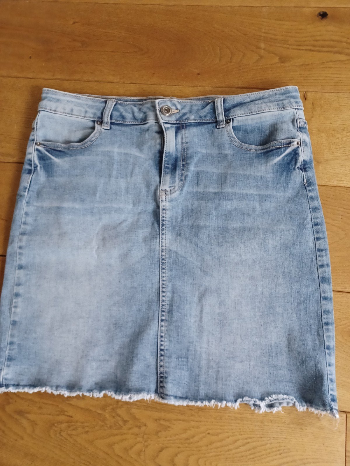 spijkerrok ong mt M ( L), Kleding | Dames, Maat 38/40 (M), Blauw, Ophalen of Verzenden, Zo goed als nieuw