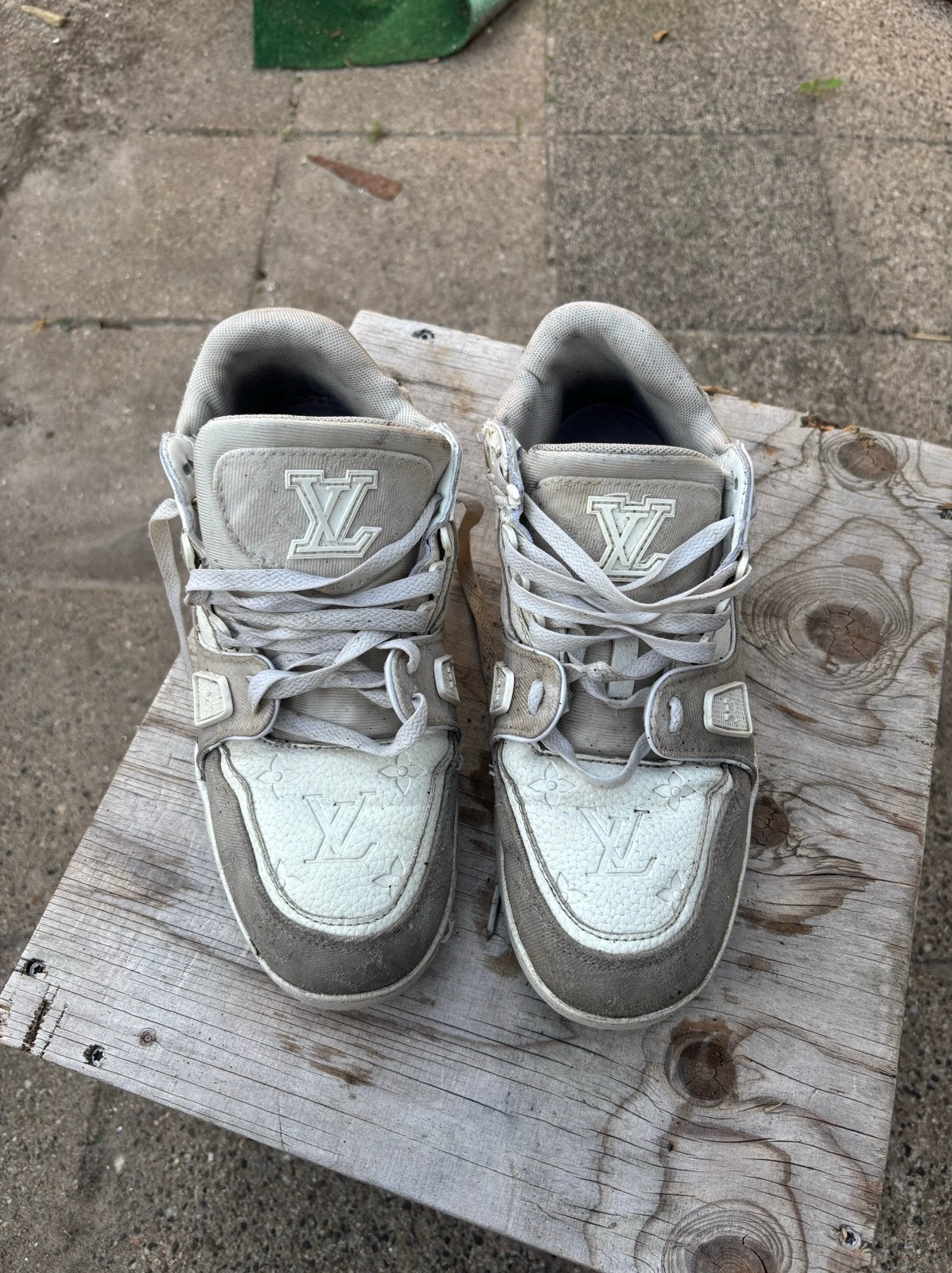Louis Vuitton Sneakers - Heel Veel Gedragen, Ophalen, Overige kleuren, Sneakers of Gympen, Gedragen