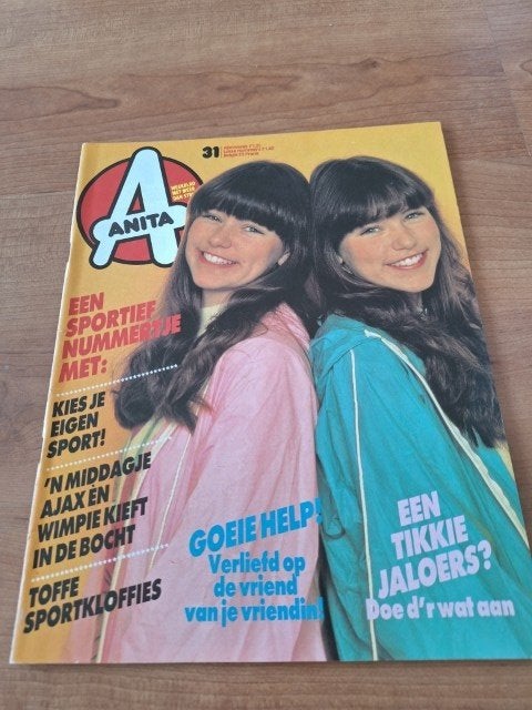 Anita 1981 Adam Ant Wim Kieft Ajax REO Speedwagon, Verzenden, 1980 tot heden, Nederland, Tijdschrift