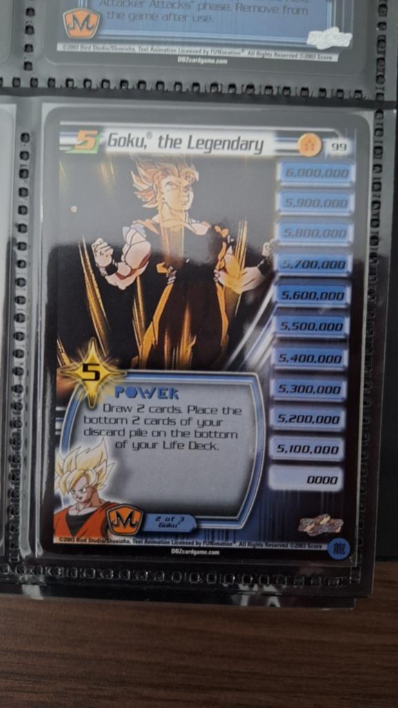 Dragonball Z kaarten losse verkoop DBZ Score, Verzenden, Zo goed als nieuw, Meerdere kaarten, Foil