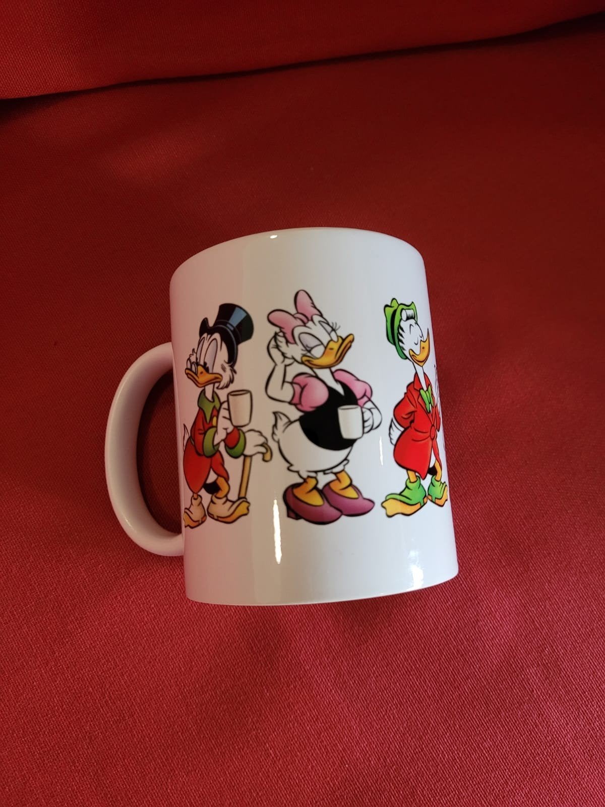 Disney beker mickey mouse donald duck walt disney mok, Ophalen of Verzenden, Mickey Mouse, Zo goed als nieuw, Servies