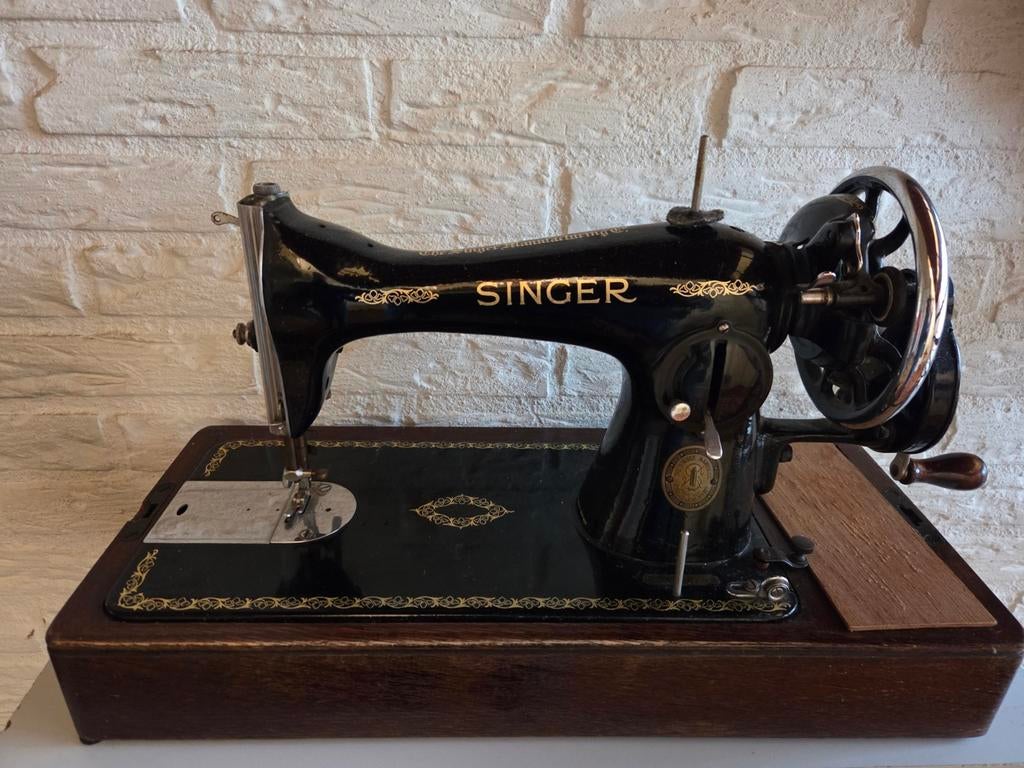 Antieke Singer 15K Naaimachine - Decoratief en Functioneel, Ophalen of Verzenden