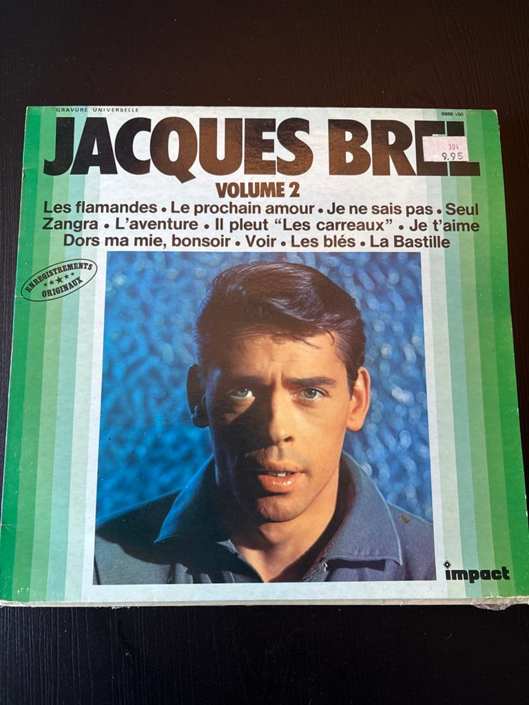 Jacques Brel - Volume 2 (Impact LP) - Klassieke Franse Chans, Ophalen of Verzenden, 1960 - 1969, Gebruikt, 12 inch
