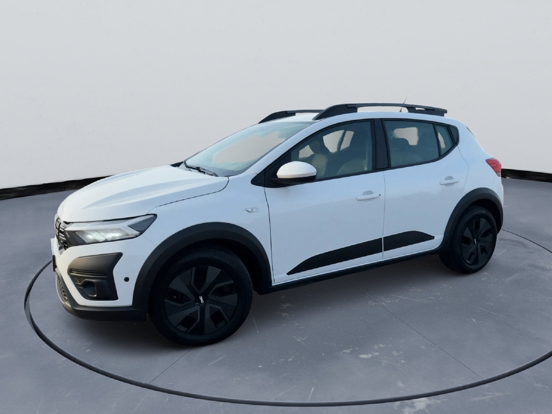 Dacia Sandero 1.0 tce Stepway Expression Automaat Apple carp, Auto's, Dealer onderhouden, Stof, Gebruikt, Zwart