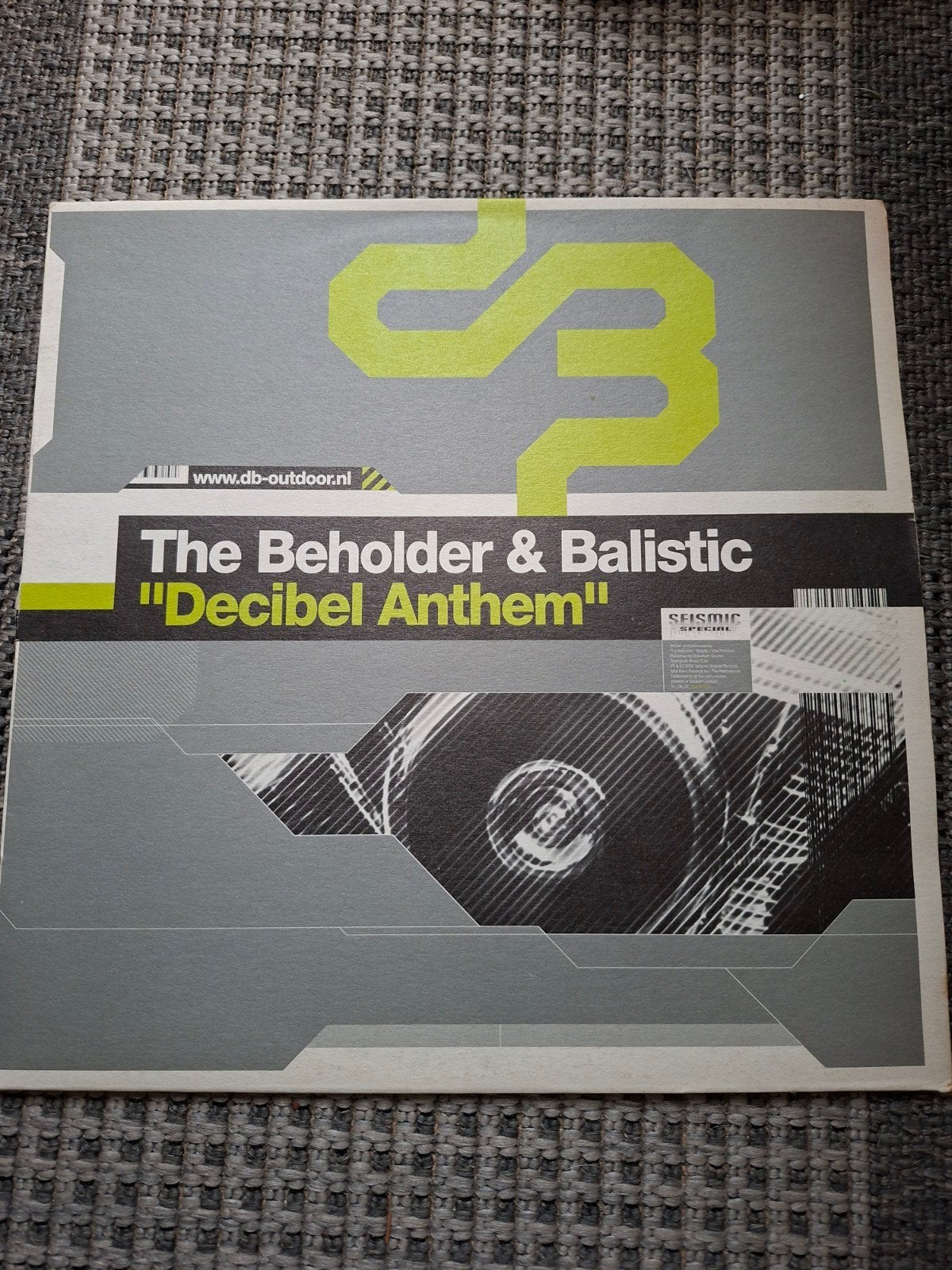 The beholder&Balistic - Decibel anthem, Ophalen of Verzenden, Gebruikt, 12 inch