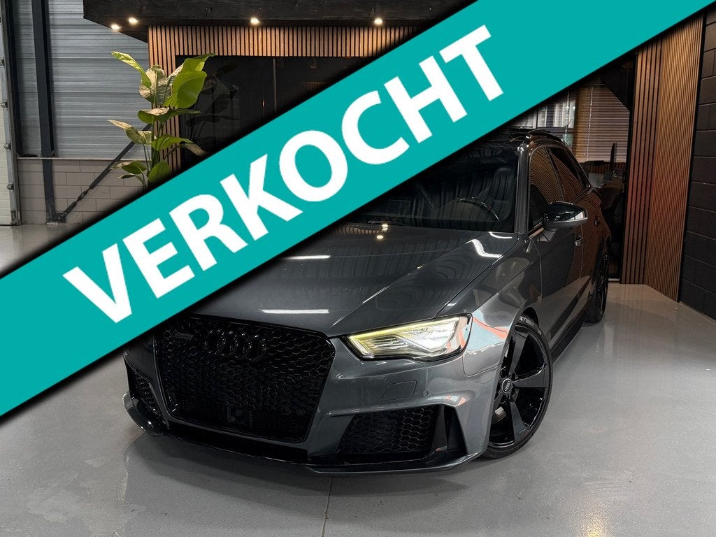 Audi RS3 Sportback 2.5 TFSI Quattro Pro Line Plus PANO/FULL, Automaat, Gebruikt, Zwart, Leder