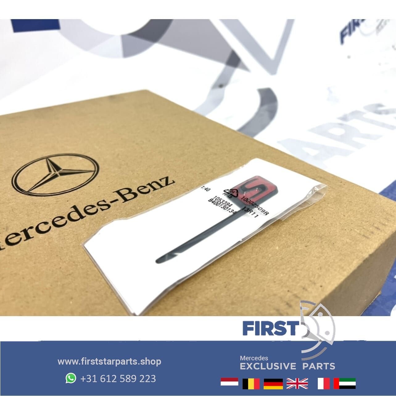RODE S LOGO A45 CLA45 GLA45 C63 E63 GLC63 GLE63 GT63 G63 S63, Gebruikt, -, Ophalen of Verzenden, Achter